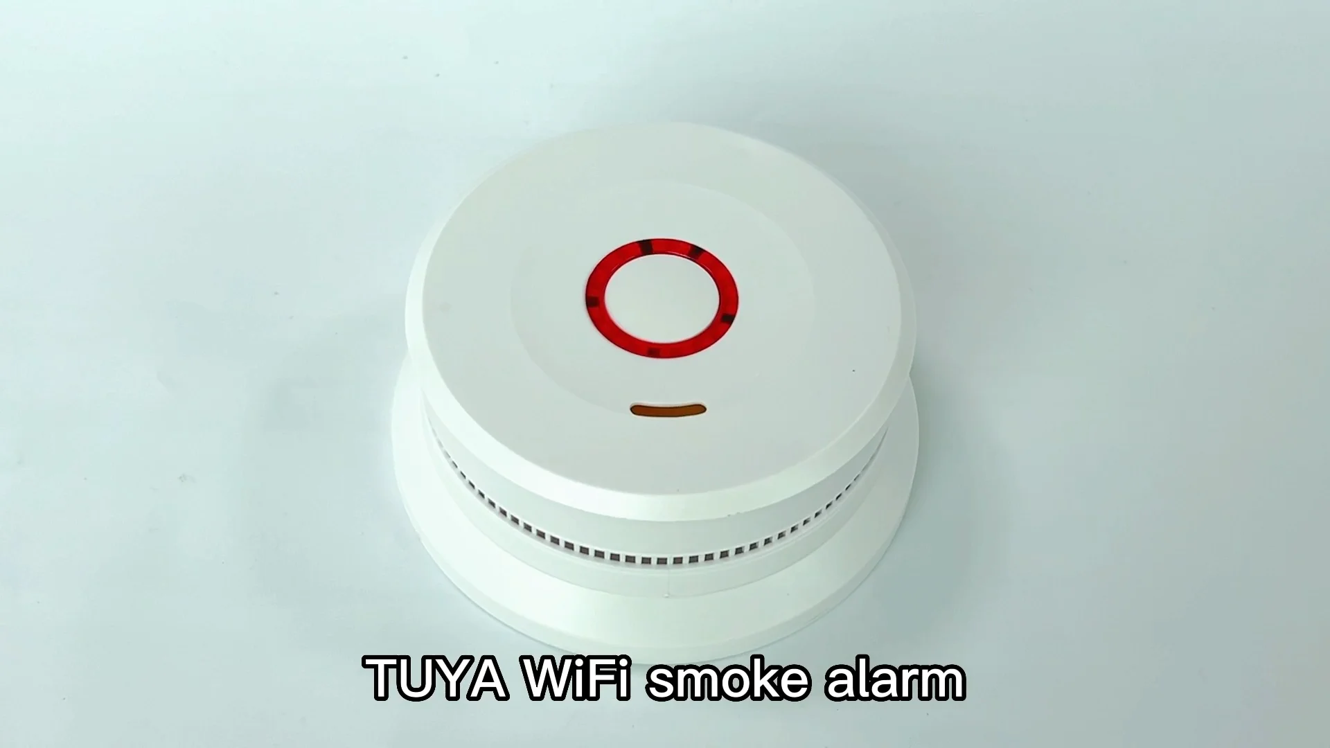 Tuya Wifi Smart Photoelectric Standalone Push Button Smoke Alarm Bell ...