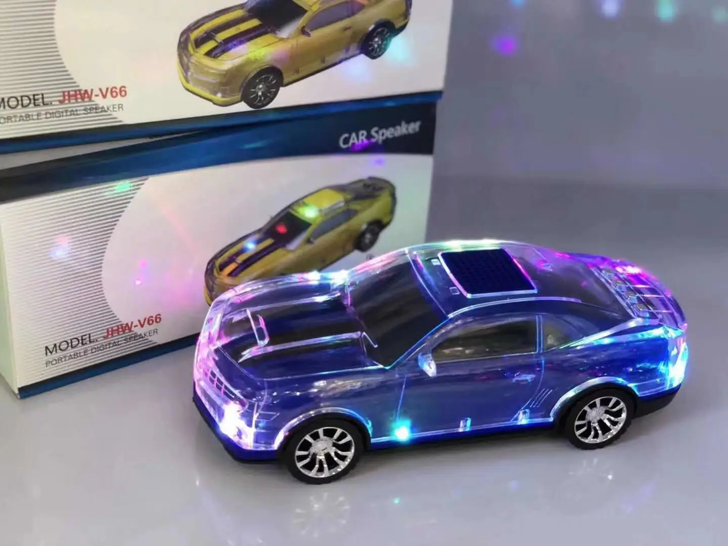 V66 2021 Newest Bum blebee Wireless Car Shape Audio Speaker