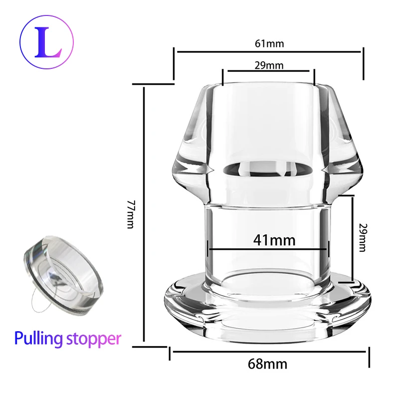 best lubricant for sliding gate Female Vaginal Enema Speculum Anal Plug – Clear Tunnel Butt Plug Toy with  Stopper for Adult Anal Pleasure, OEM/ODM Available