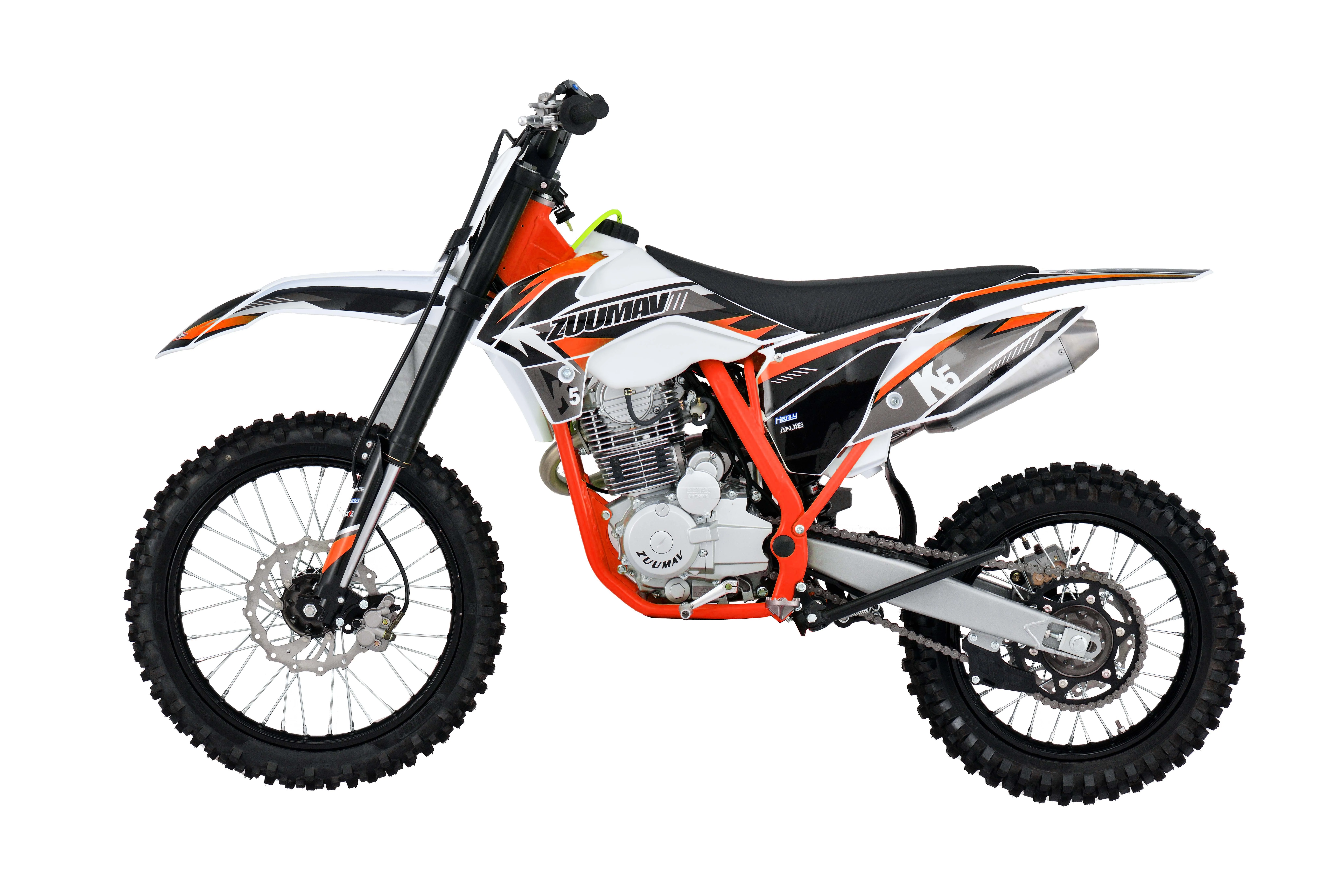 ZUUMAV K5 250cc Dirt Bike for Beginners - 4-Stroke Enduro
