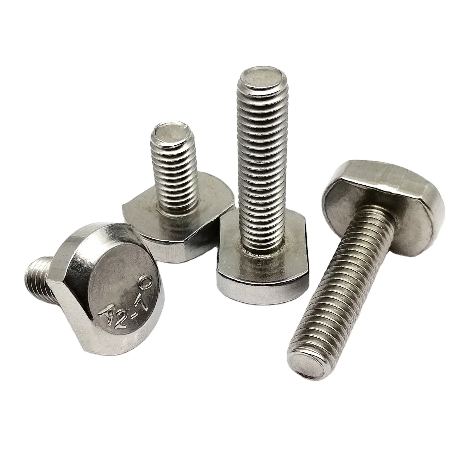 GB37 304 Stainless steel M6 M8 M10 Bolts for T-Slot T Head Slot Bolt 