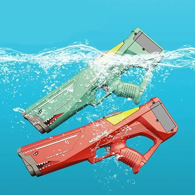 Горячая Распродажа, большие летние игрушки, Мощный водяной пистолет с большой дальностью действия для взрослых, электрический водяной пистолет для акулы, игрушка