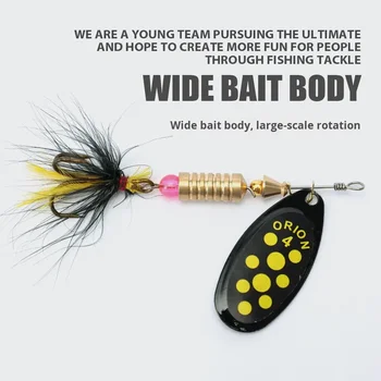 Shark Skimmer Iron Cross-Border Hand-Cranked Live Bait Spinner Lure 3.5g 4.5g 7g 12g Rotating Saltwater Mandarin Fish with Hooks – Hooks – view 5