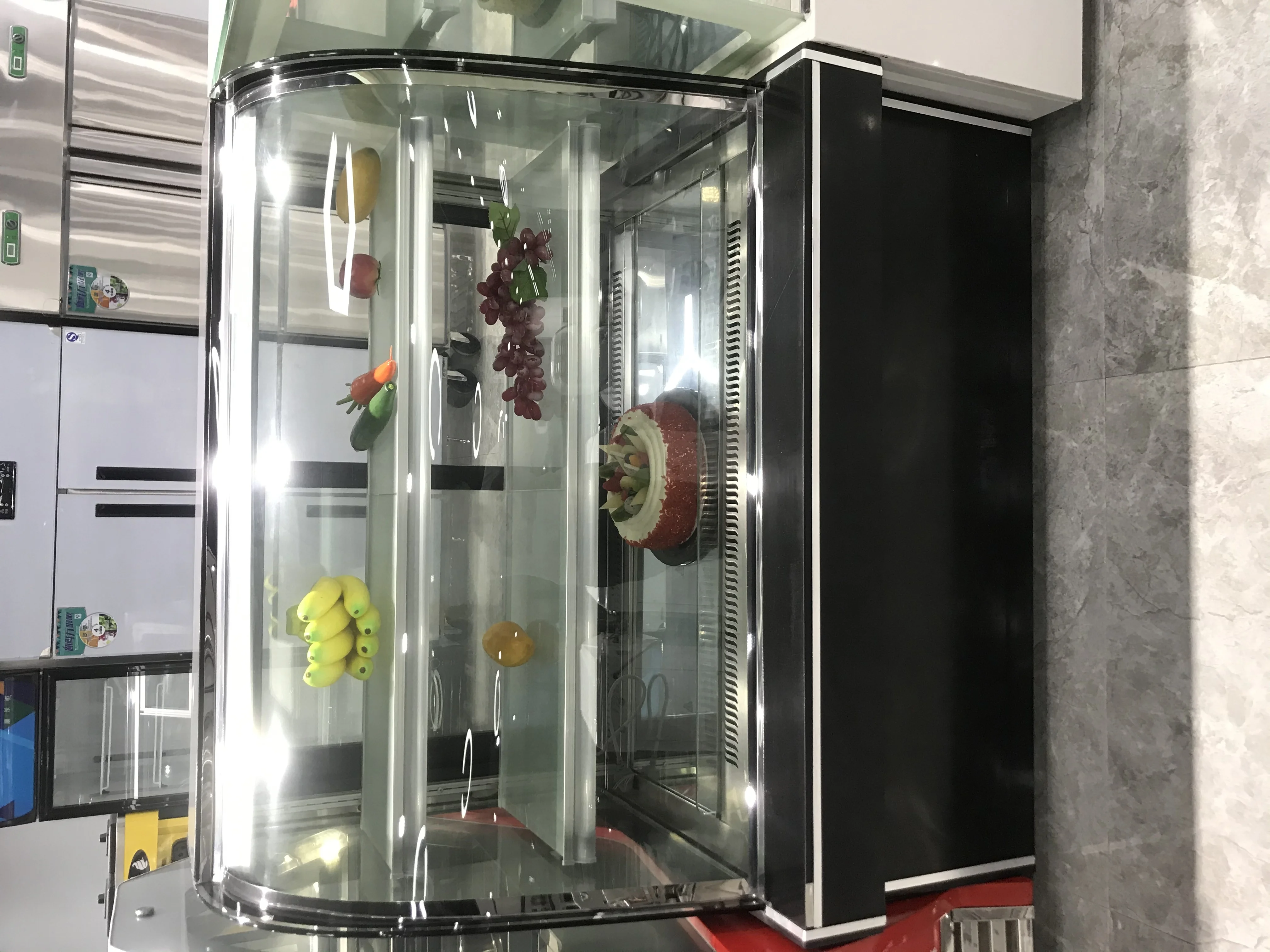 業務用ディスプレイケーキ冷蔵庫ショーケーススナックショー