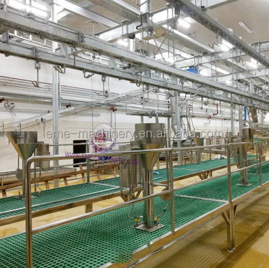 Simple Farm Meat Rails High Quality Mutton Abattoir Butchers Meat Rails Sheep Goat Processing ...