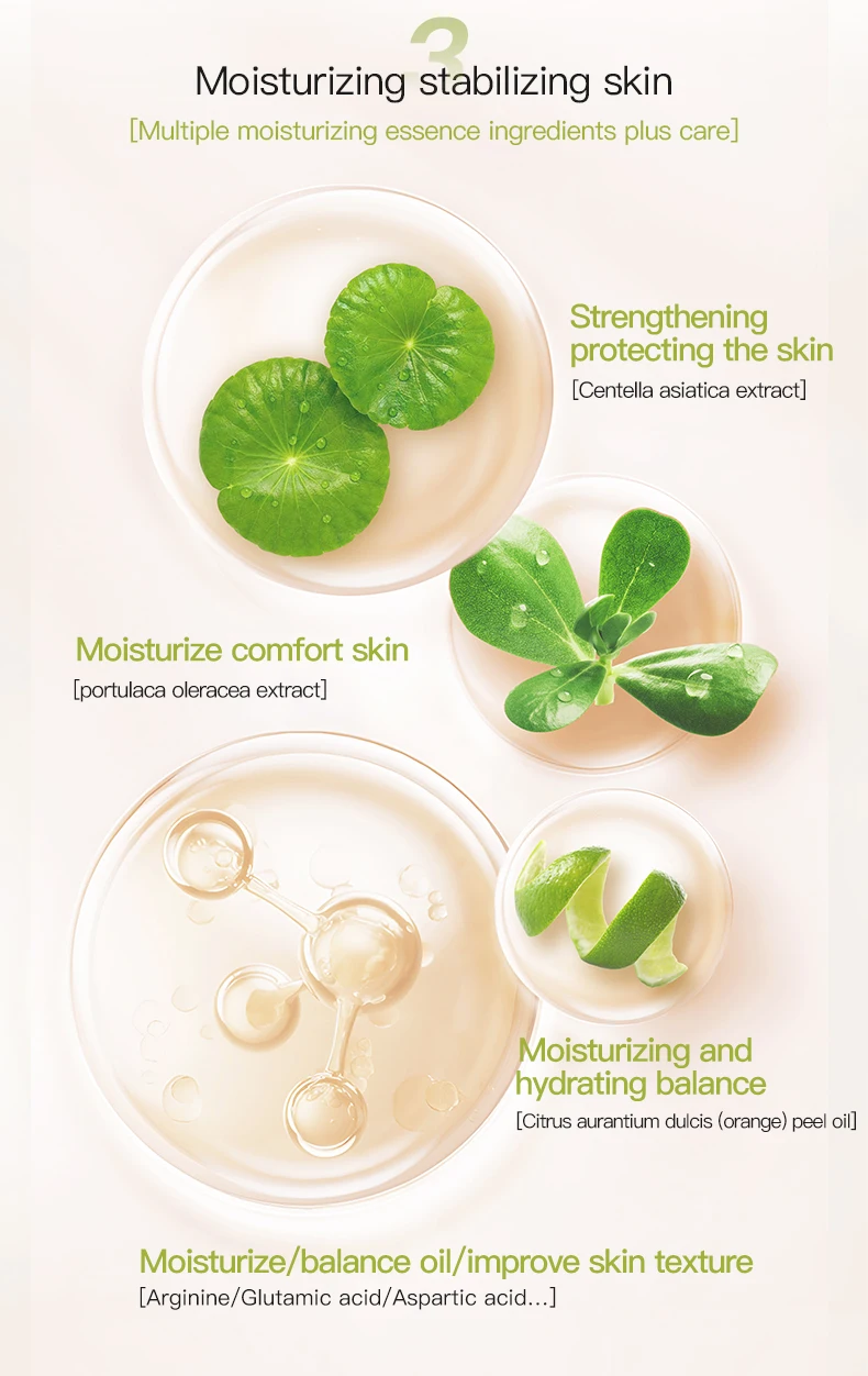 Private Label Gentle Roman Chamomile Face Wash Calming Facial Cleanser Sensitive Skin Suitable(pic6)