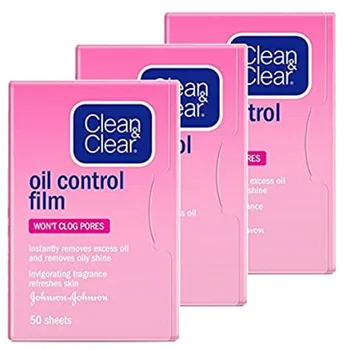 Pink Oil Control Film Clean Clear Oil Blotting Paper