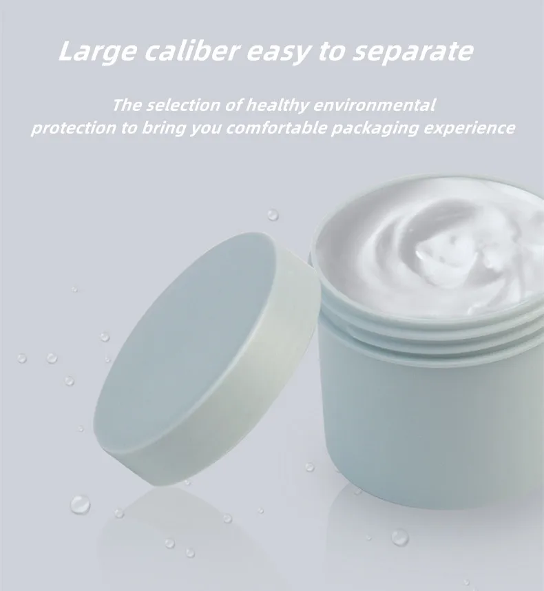 Hot Sale 150g Scrub Body Cream Jar Multicolor Plastic Cosmetic Jars