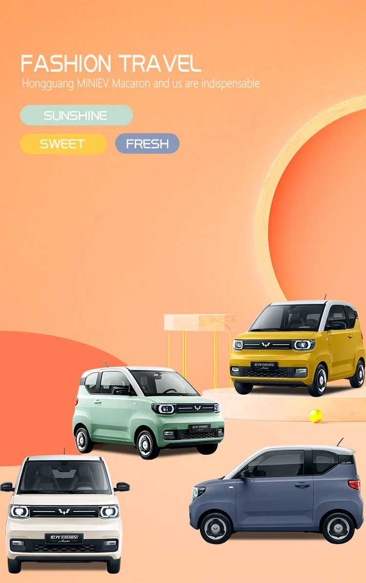 Chinese New Electric Car Cheap Wuline Mini Electric Car Wuling Mini Ev 4 Seats Maximum Speed