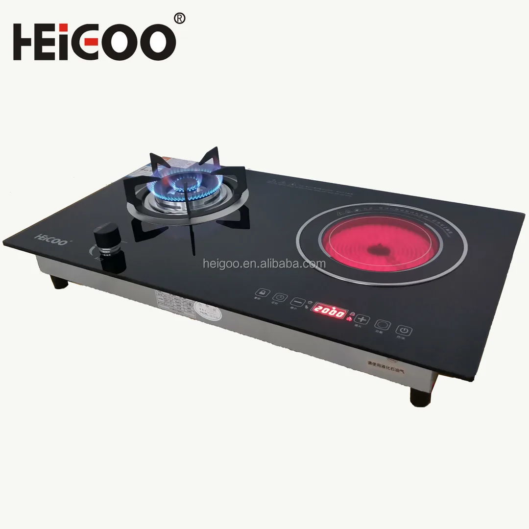 Multiple Functions Manufacturing Cooking Stoves Gas Stove Burner Combined  With Electric Infrared Induction Cooker