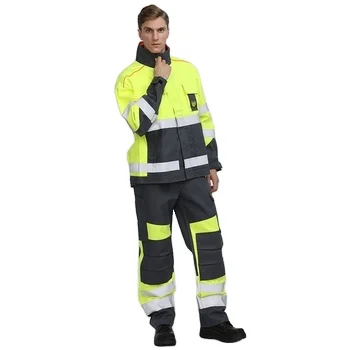 Customize Hi-Vis Mining Protective Clothing Work Jacket Welding Suit Workwear High Visible Clothing