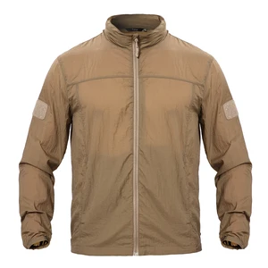 Outdoor Tactical Skin Jacket Men's Summer Sunscreen Breathable Light Windbreaker Jacket Mountaineering Suit Fishing Suit