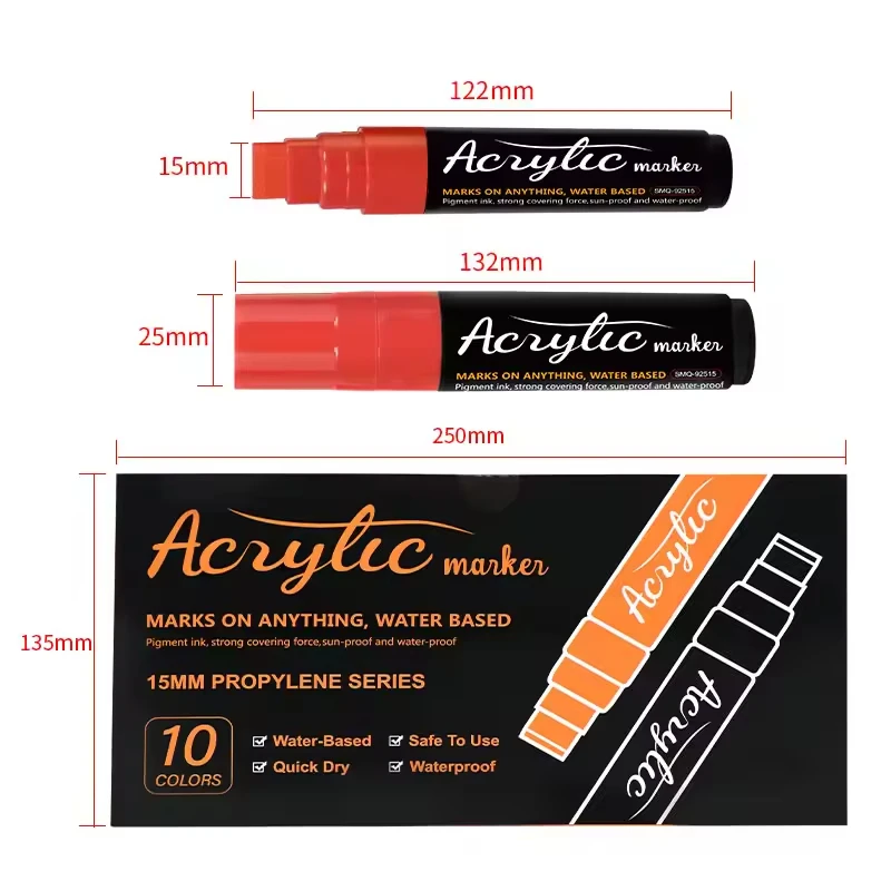 Nouveaux marqueurs de stylos de peinture acrylique – Art