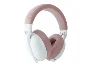 White with pink