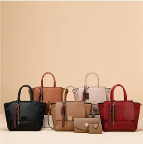 3-piece Women's Bag Set 2026 New Retro Handheld Shoulder Bag Light Luxury Women's Bag with Wallet