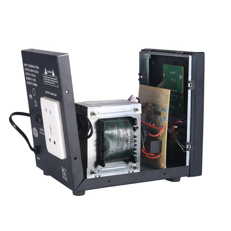 Single Phase Power Supply Voltage Stabilizer 1000VA 1KVA Compensated Automatic Voltage Stabilizer Electricity Saver for Computer