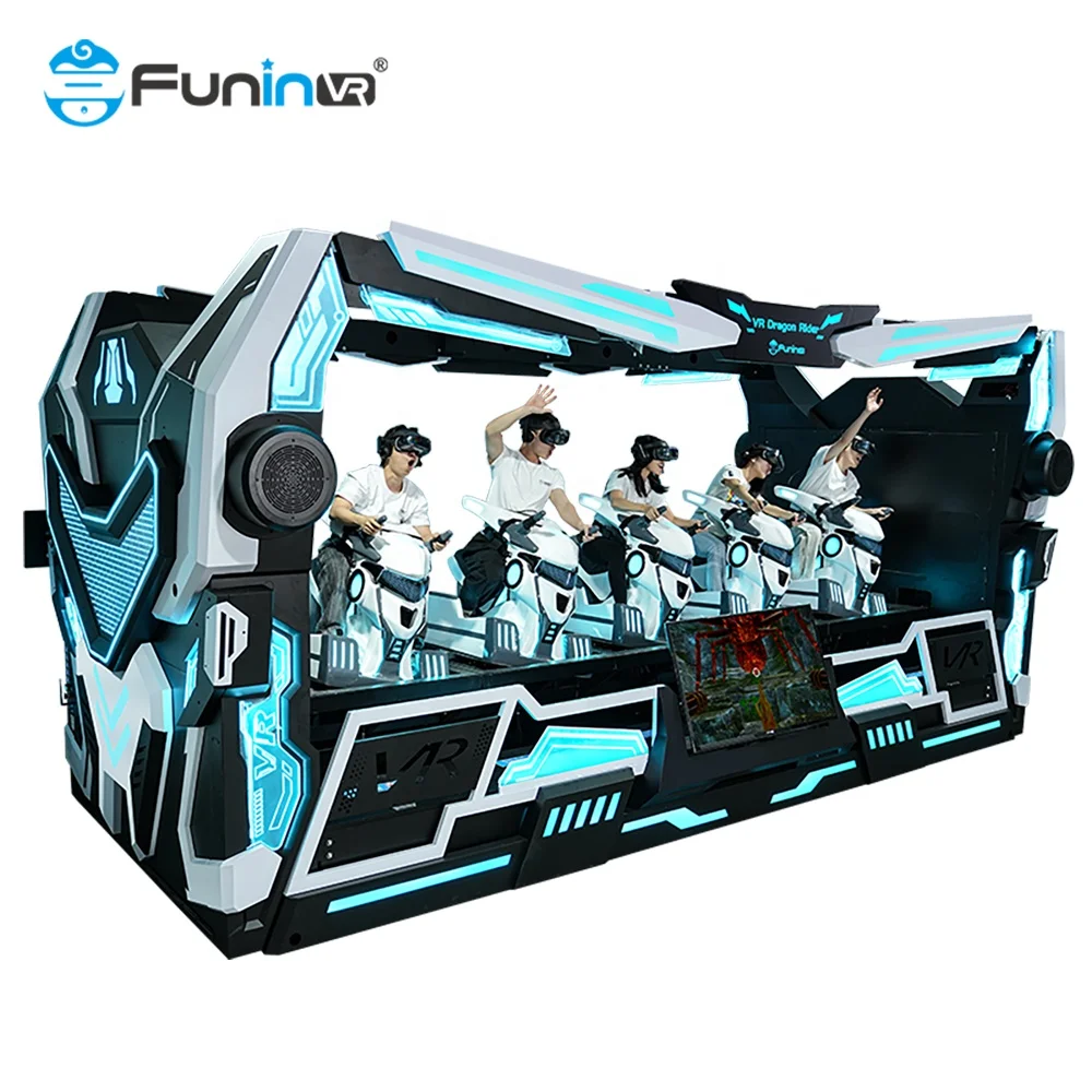 FuninVR Virtual Reality Simulator Price Vr Arcade Game Machine Dark mars  Seats 9d VR Simulator
