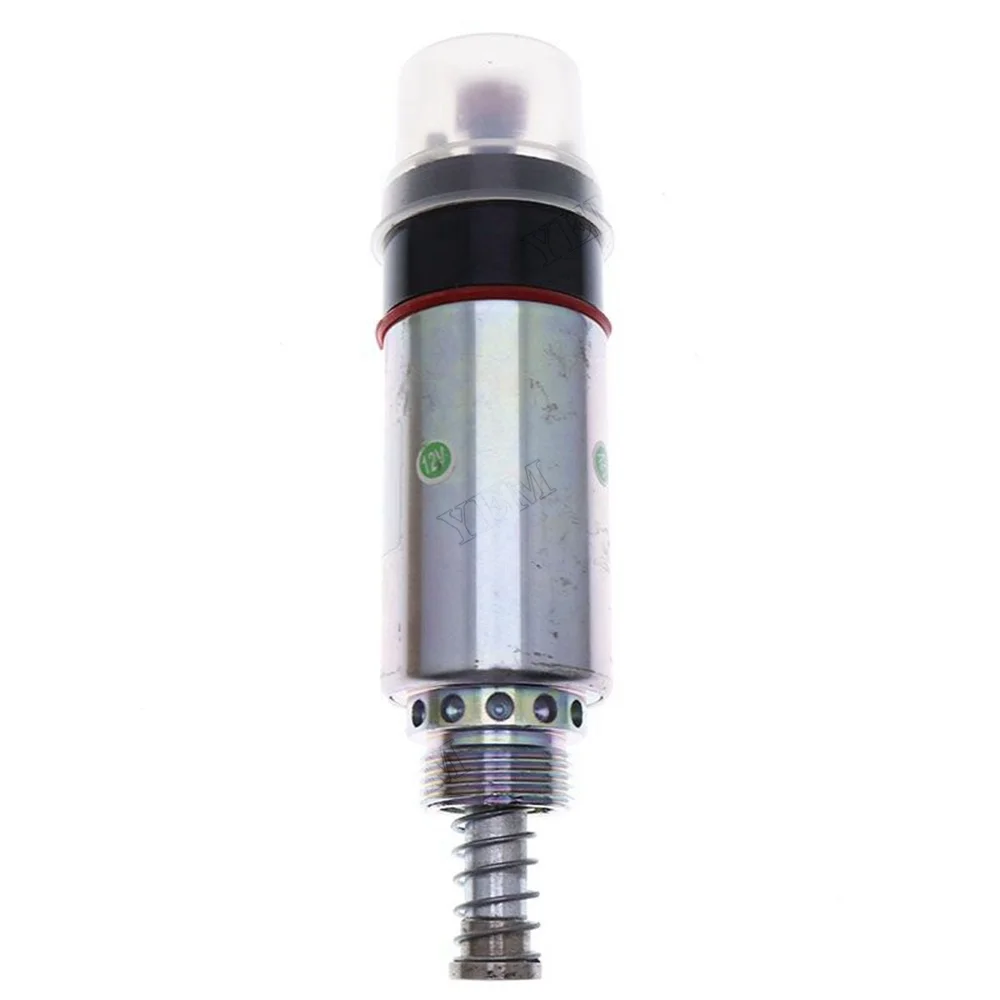 For Caterpillar CAT 3114 3116 3126 Engine 446B Backhoe Loader CB-634D Vibratory Compactor 12V Stop Solenoid 155-4651 8C-3664 5