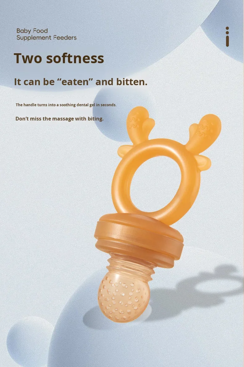 Silicone Baby Nipple Fruit Vegetable Teether Food Grade Pacifier Infant Supplies for Teething Toy and Baby Food FRUIT FEEDER supplier