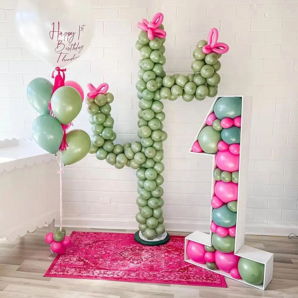 Kit Décoration Douche Bébé Fille - Ballons Et Lettres "BÉBÉ" - Rose - Neuf Pour Baby Shower