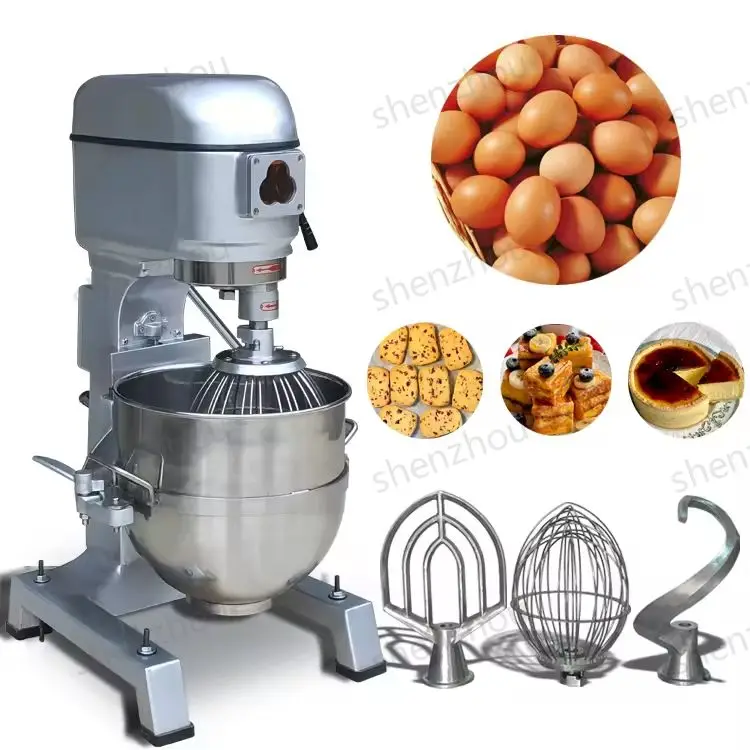 50L Bread Mixer 50 Kg Planetary Pizza Dough Mixer Stand Table Dough Hook  Beater Ejector Button,bowl-lift Design