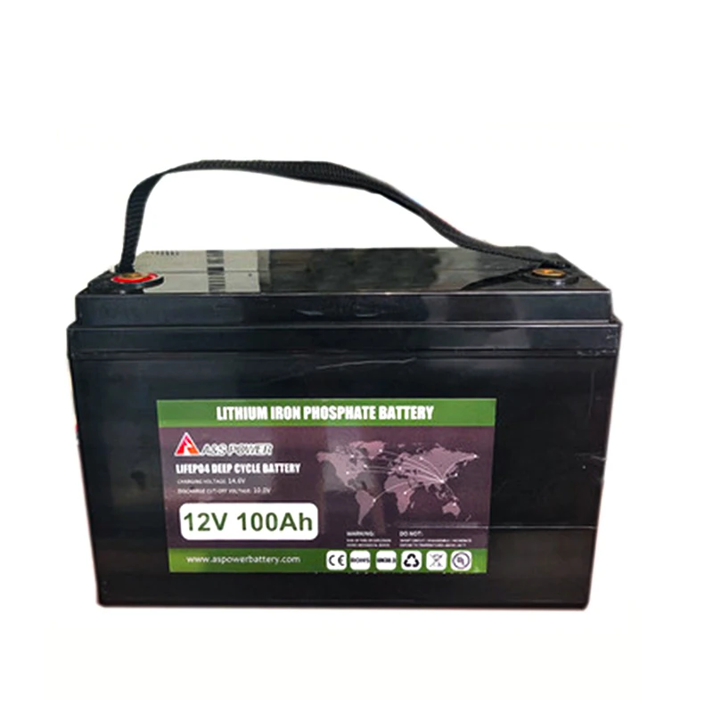 Wholesale battery lifepo4 deep cycle 100ah lithium batterie 12v solaire