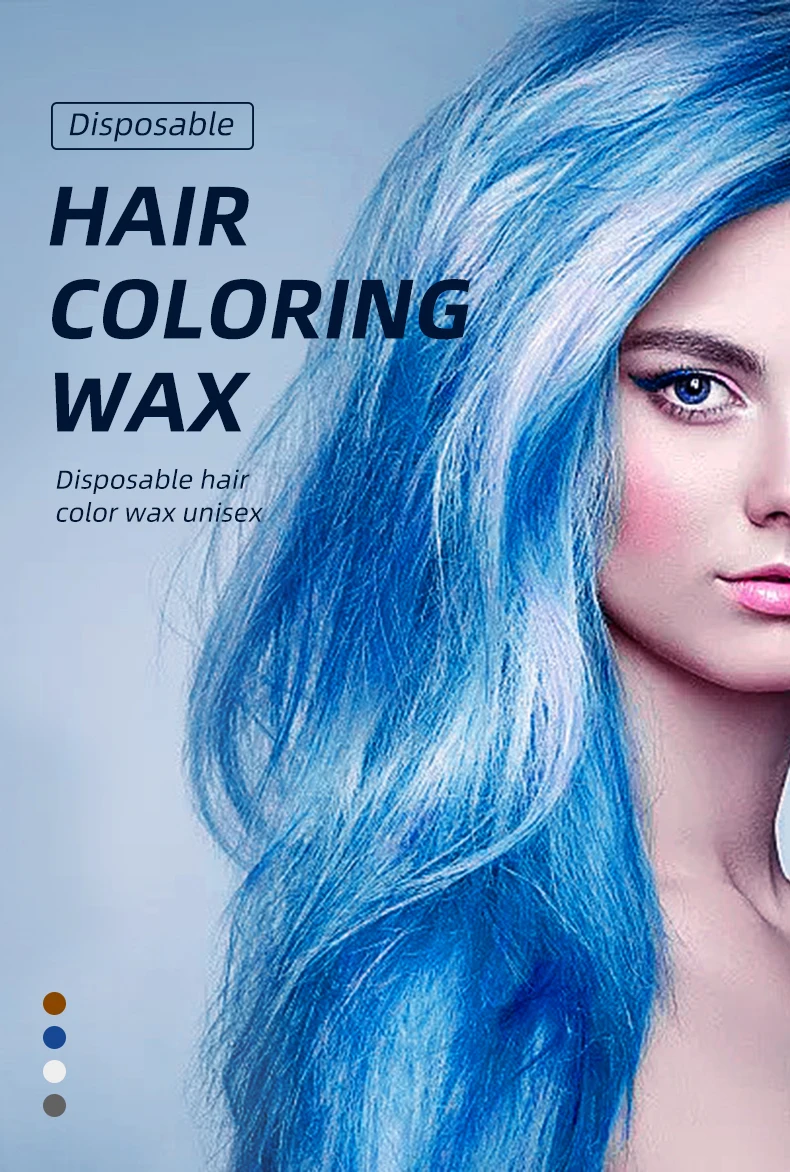 Private Label Hotselling Hair Styling Wax Temporary Hair Color Wax