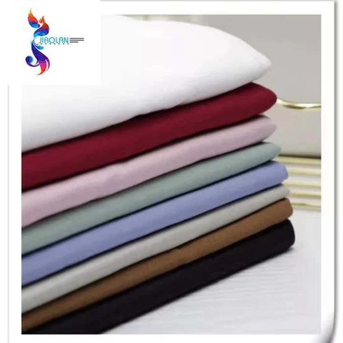 Трикотажная трикотажная ткань из спандекса горячая Распродажа хорошее качество вискоза со склада в шаосинге эластичная одноцветная