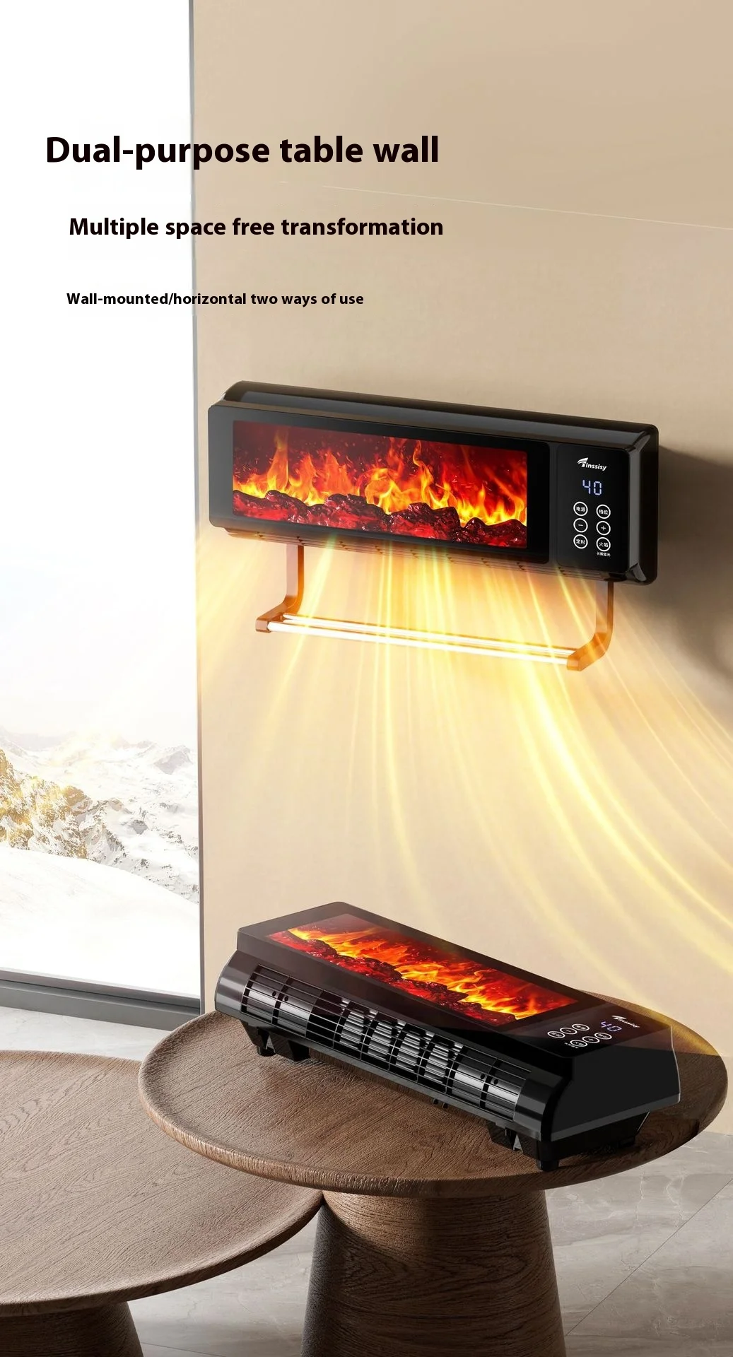 Electric Heater, 2000W, 2000 W, Plastic - detail 18