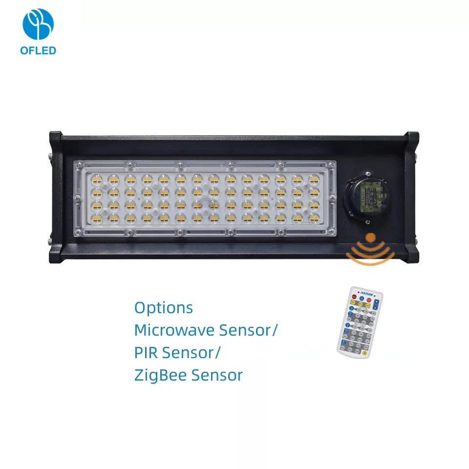 Factory Direct LED Linear High Bay Light 60W 120W 150W 200W Waterproof IP65 Industrial High Bay Warehouse LED Light with Sensor