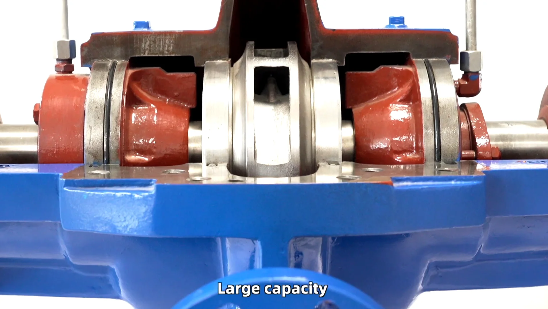 High Flow Cast Iron Double Suction Centrifugal Pump Single Stage ...