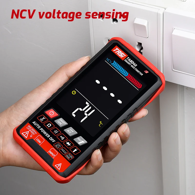 TASI TA804B 5999 Counts Multimeter Digital AC DC 600V Color LCD Screen Professional Smart Multimeters, Digital Multimeters