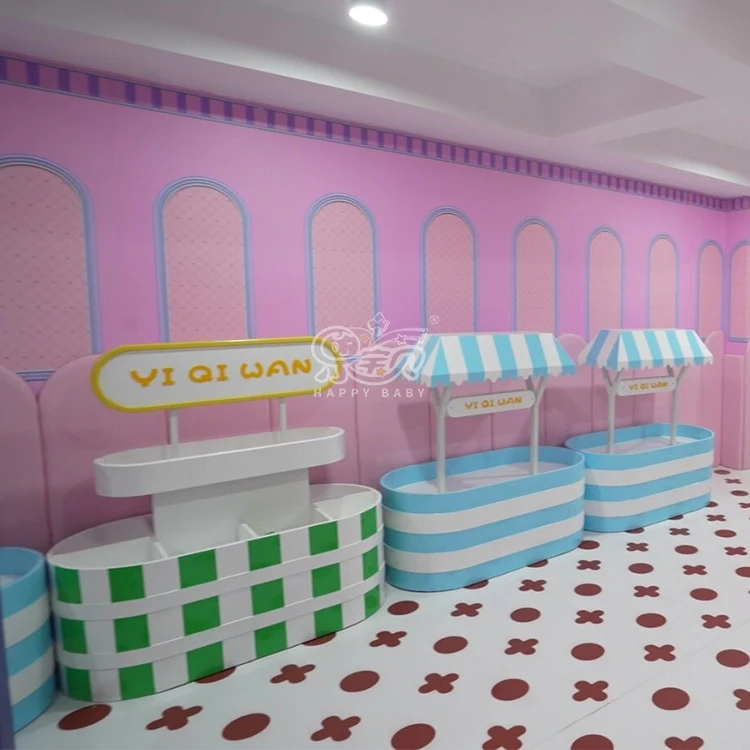 Happy Baby Factory Price Oem Custom Soft Playground Games Play Center Kids Indoor Playground Equipment With Slide for Sale