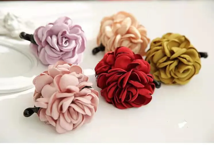 Scrunchie Clips Oversized Bobble Scrunchies  Velvet Flower  Hijab Scrunchies