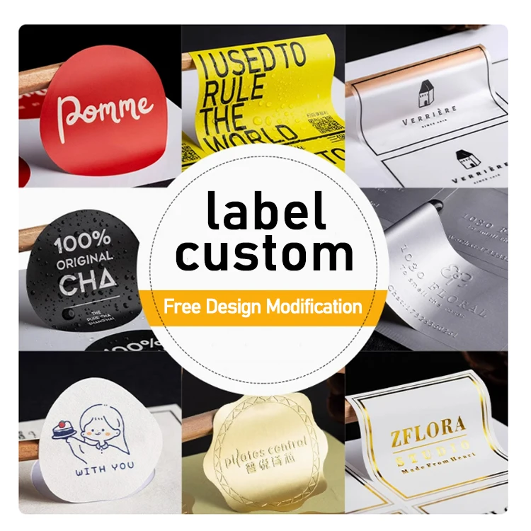 Custom Self-Adhesive Vinyl Bottle Labels 1-12 Color Daily Chemical Car Wash Stickers for Petrol Use