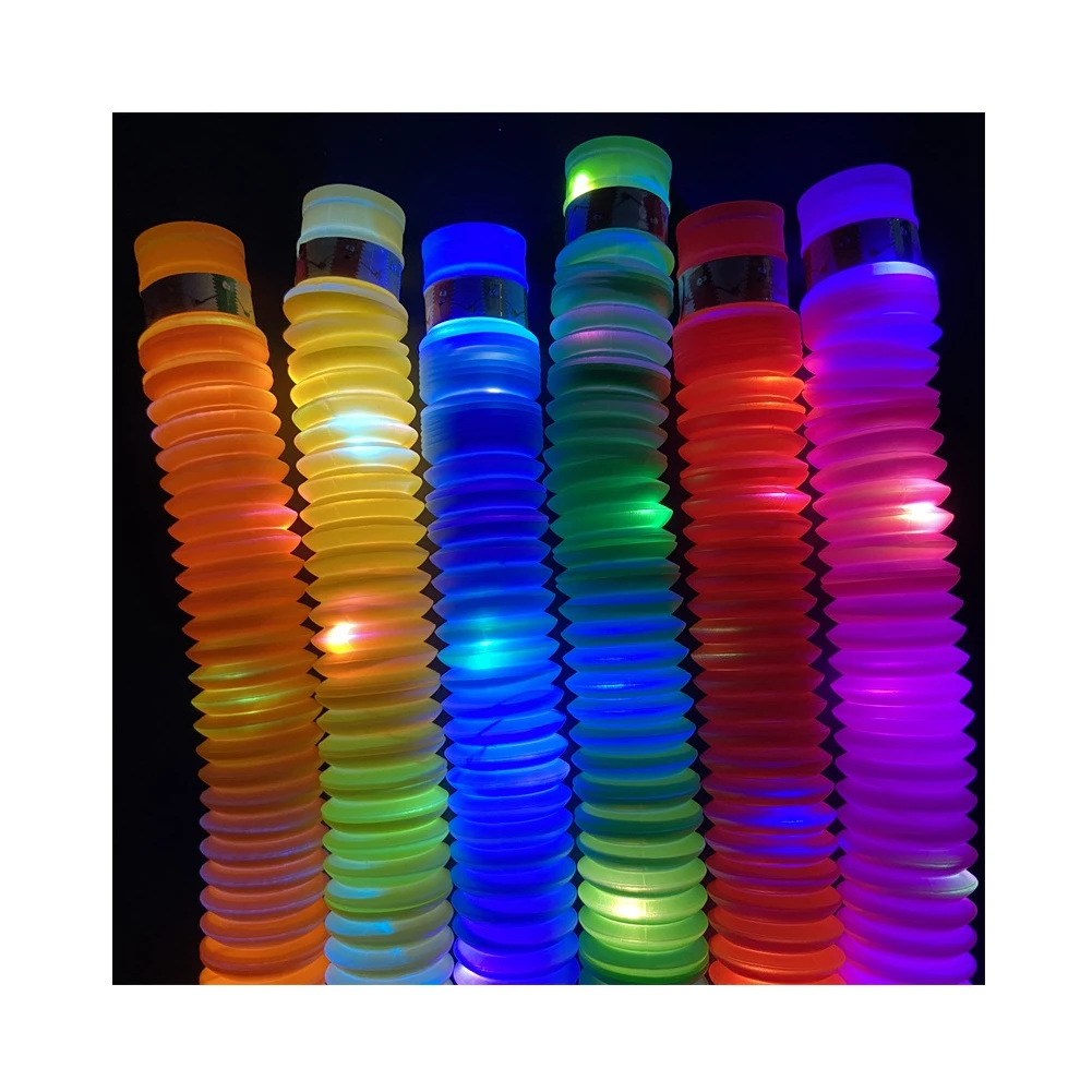 Lights up Pop Fidget Tubes Party Favors LED Glow in The Dark Party  Supplies Sensory Toys for Autistic Children - China LED Pipes and Sensory  Toys price