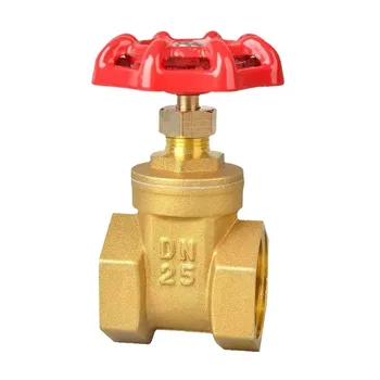 High Quality Forged Brass Gate Valve Wheel Handle with Female Threads Manual Fitting Valves for General Use