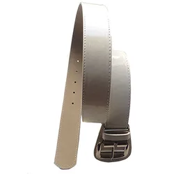 High Quality Fashion Sports Custom Adjustable Glossy Or Matte Leather Baseball Belt With Pin Buckle
