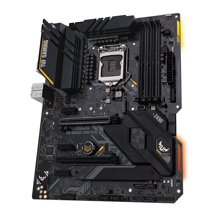 【中古品】Intel Core i7 10700+TUF Z490-PLUS ASUS TUF GAMING Z490-PLUS ゲーミング 中古マザーボード Intel I5