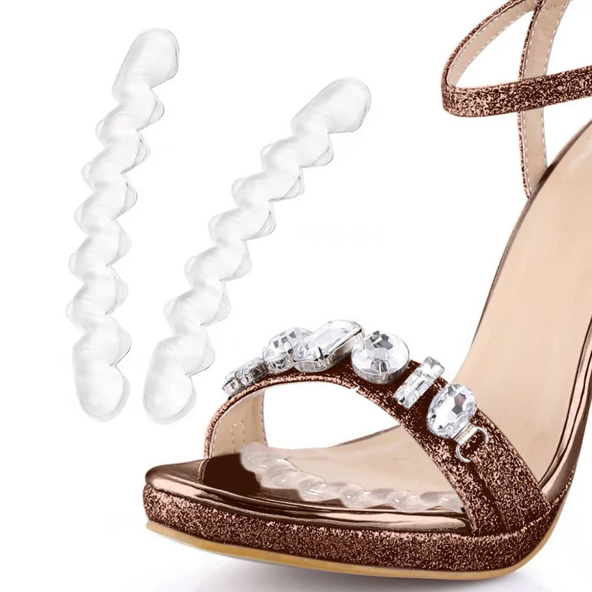 Adesivi Antiscivolo Per Scarpe - 8 Pezzi In Gomma Trasparente | Per Tacchi, Sandali E Stivali - Foto 9