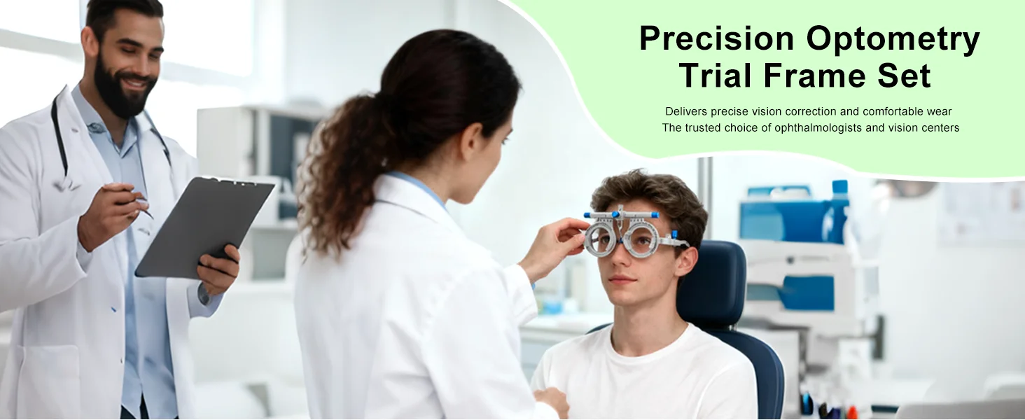 China Ophthalmic Universal Optometry Titanium Optical Trial Frame