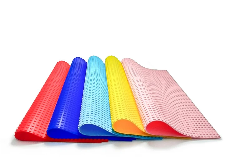 100% Foldable Silicone Stud Pattern Mat Mosaic Tile Compatibility Classic Baseplates Silicone Building Base for Building Bricks