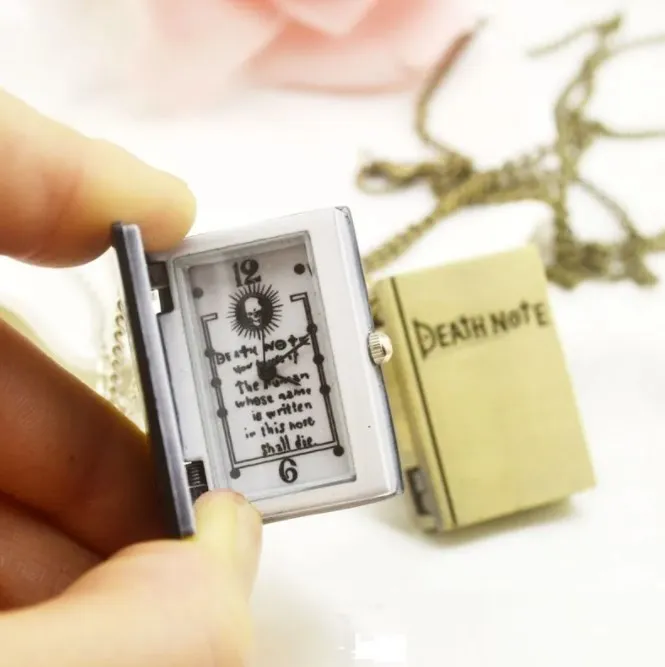 Death Note Theme Quartz Necklace - Vintage Pendant Clock