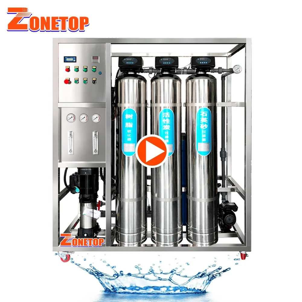 500L/Hour 1T 2 Ton 2000LPH 3000LPH Brackish Water Ro System Treatment Plant