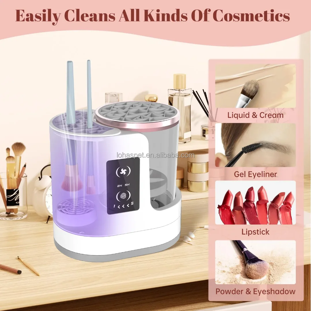 New Design Automatic Makeup Brush Cleaner Tool Dryer Washer & Holder-Comestic Product