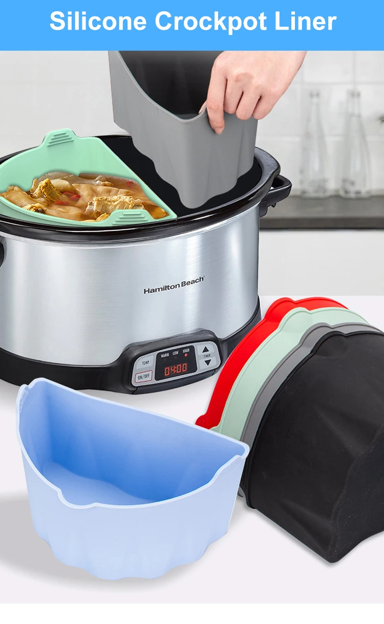 Factory Directly Sale Silicone Crockpot Liner Reusable Crockpot