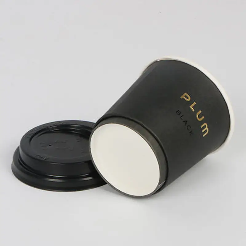 Monouso 8oz-16oz Tazze Da Caffè In Carta Calda Con Coperchi - Foto 9