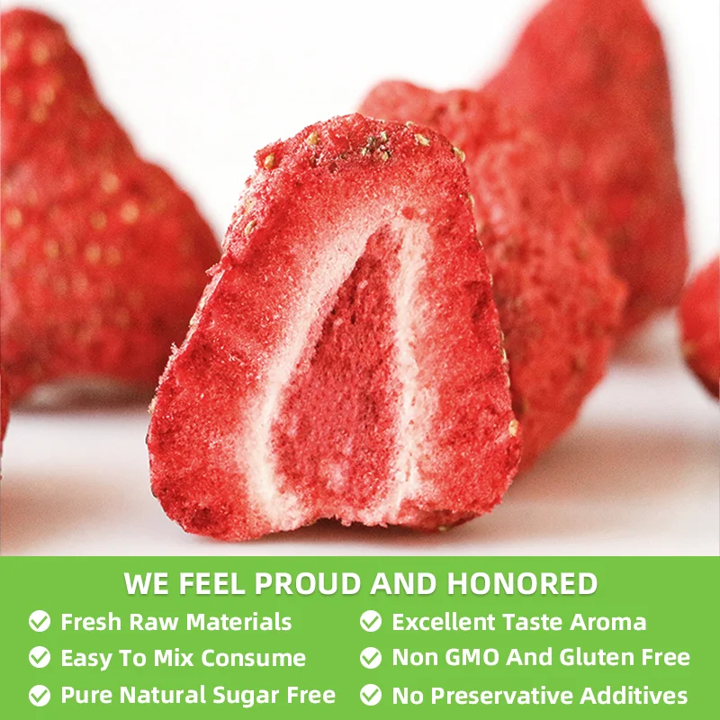 China Freeze Dried Strawberry Crisps Factory | Bulk Wholesale Hbe0121a76ab54b3a9b43ac9d104b5b3fI