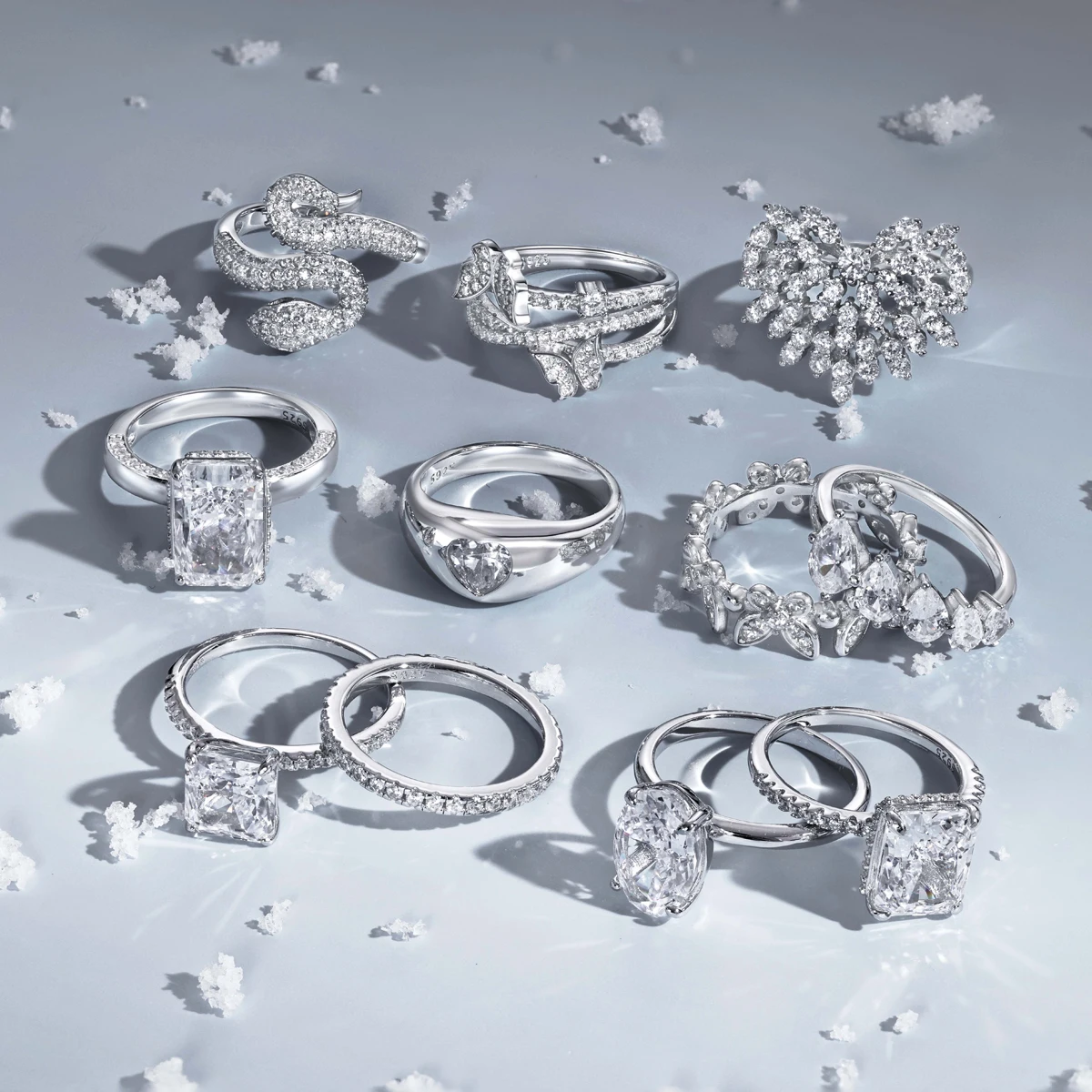 Limani London 925 Sterling Silber Ring Mit Lab-grown Diamant In Kronenform   Trendy & Stylisch