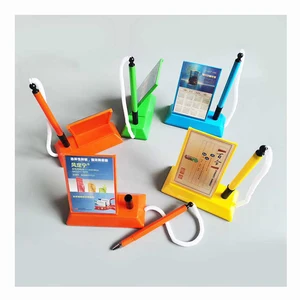 Gift Table Desk Ball Pen Bank Pen Counter Holder Desk Table Calendar with Pen